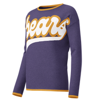 Bears Script Women’s Straight Bottom Knitted Sweater