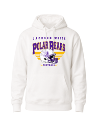 Jackson WHITE Adult Hoodie (White Hoodie)