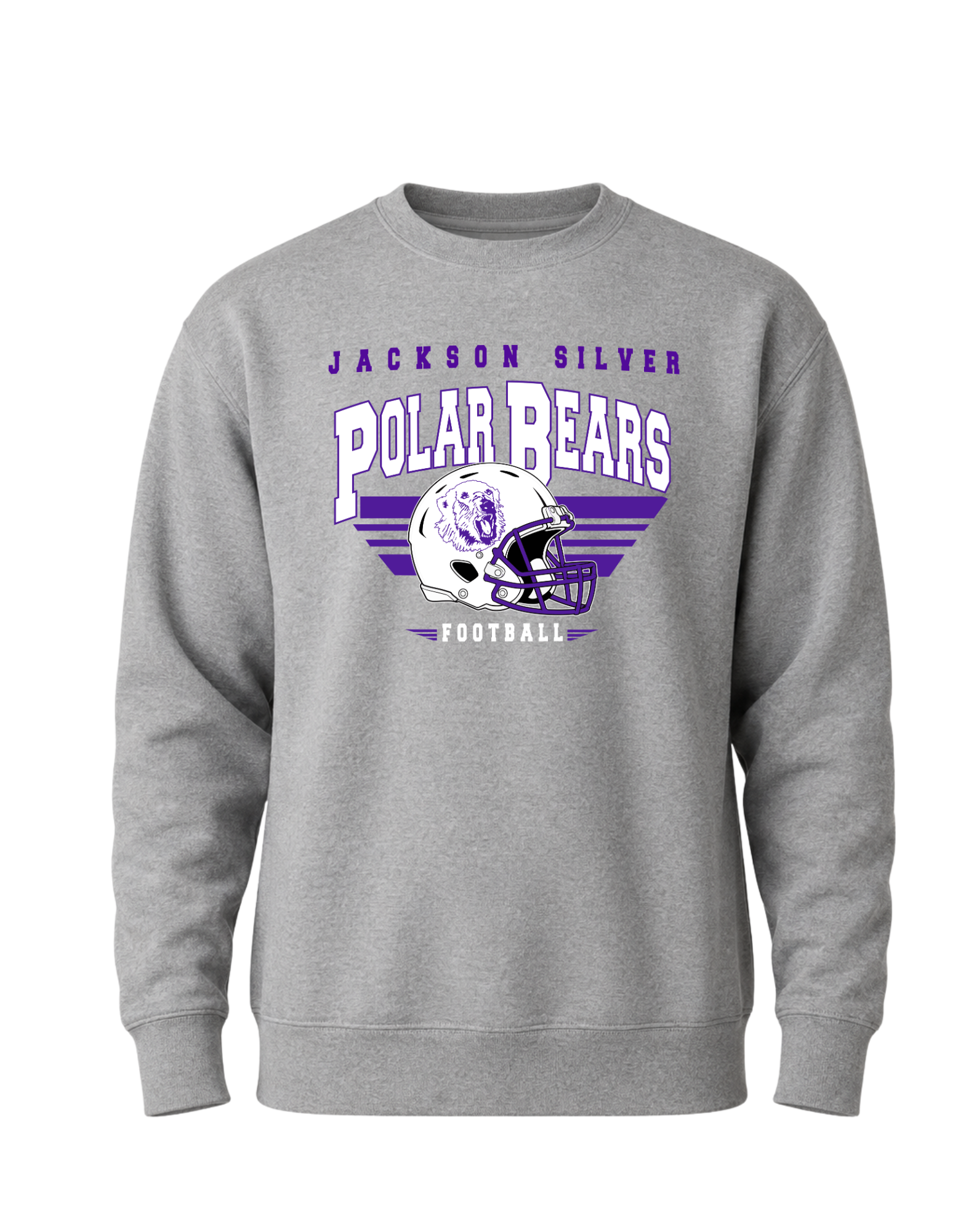 Jackson SILVER Adult Crewneck