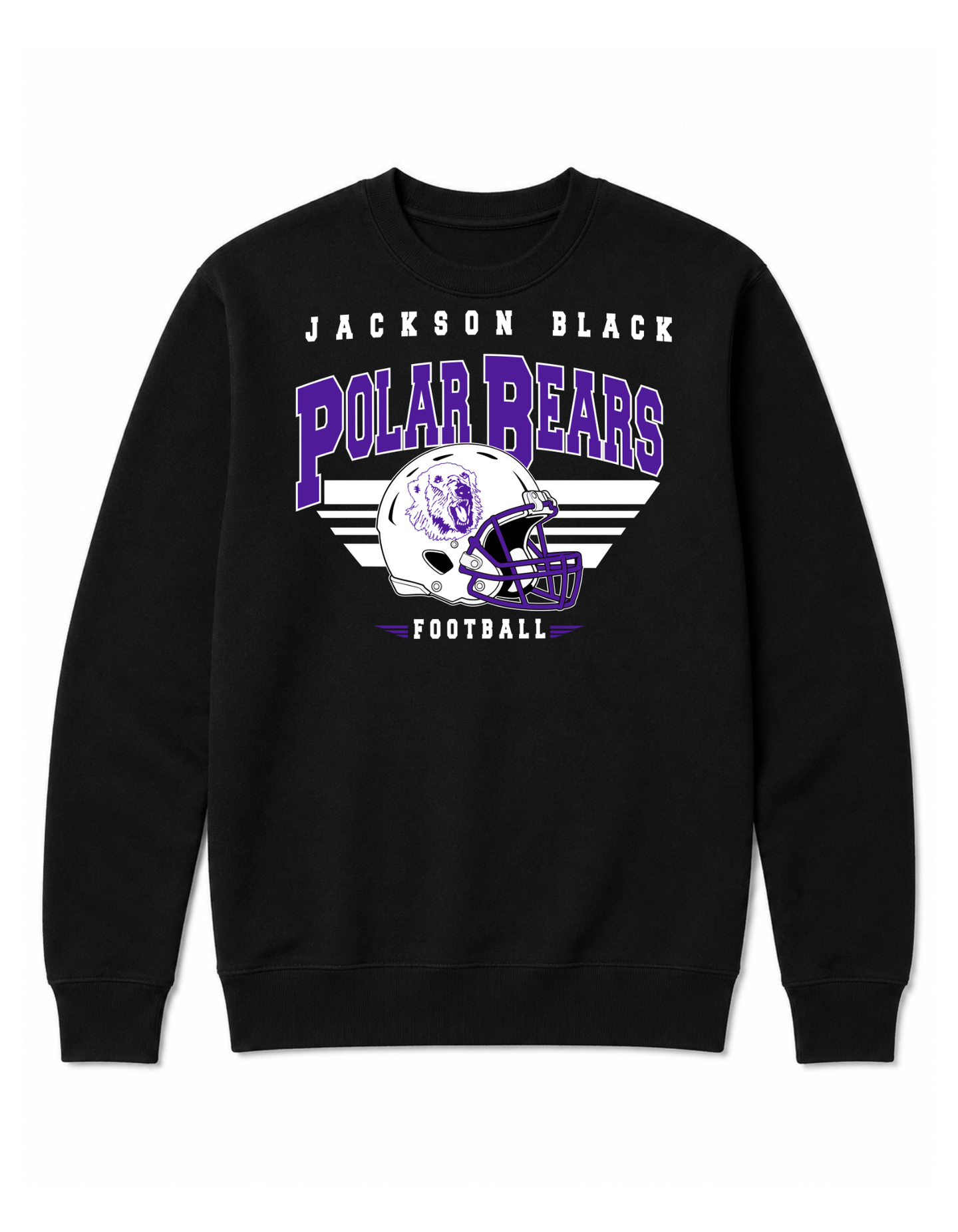 Jackson BLACK Adult Crewneck