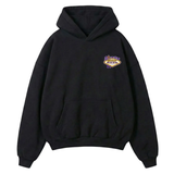 Oversized Viva Las Jackson Hoodie Black