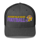 Football Trucker Hat heather grey