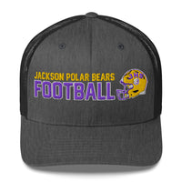Football Trucker Hat heather grey