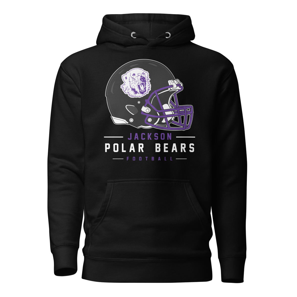 Jackson Football Alternate Helmet Hoodie Black