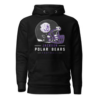 Jackson Football Alternate Helmet Hoodie Black